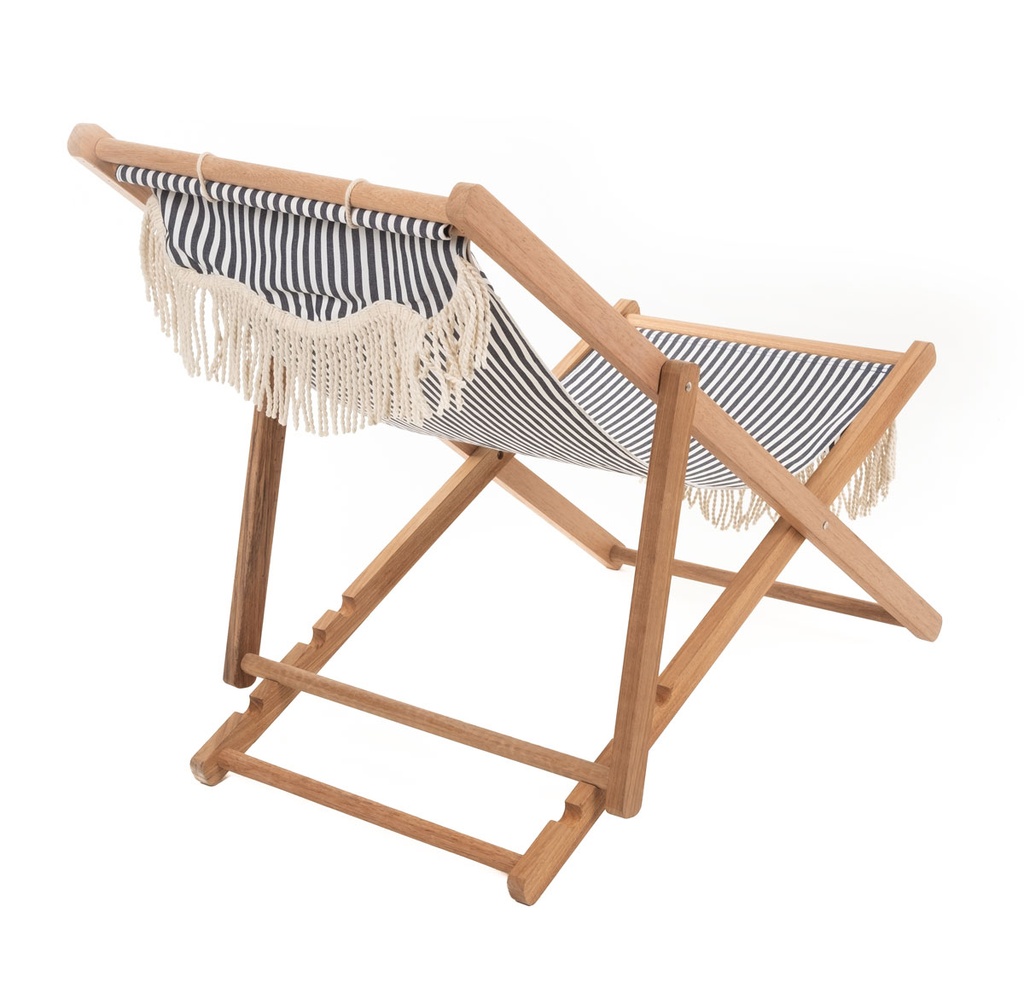 THE SLING CHAIR - Lauren's Navy Stripe - Business & Pleasure Co.