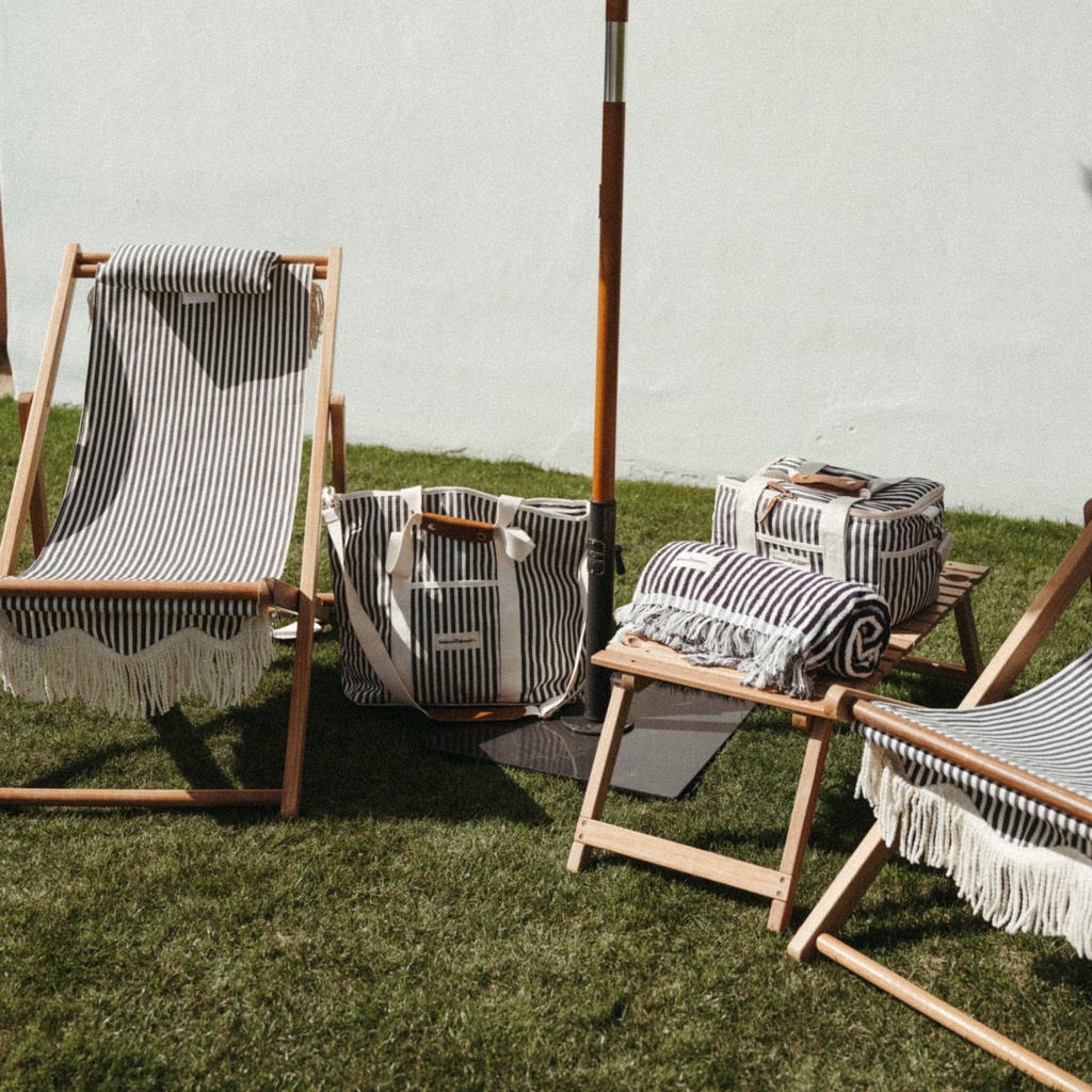 THE SLING CHAIR - Lauren's Navy Stripe - Business & Pleasure Co.