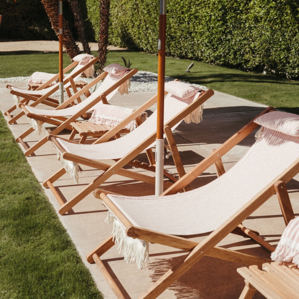 THE SLING CHAIR - Lauren's Pink Stripe - Business & Pleasure Co. 