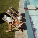 THE MINI SLING CHAIR - Lauren's Navy Stripe - Business & Pleasure Co. 