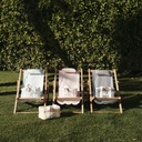 THE MINI SLING CHAIR - Lauren's Navy Stripe - Business & Pleasure Co. 