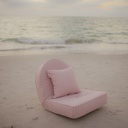 THE RECLINING PILLOW LOUNGER - Lauren's Pink Stripe - Business & Pleasure Co. 
