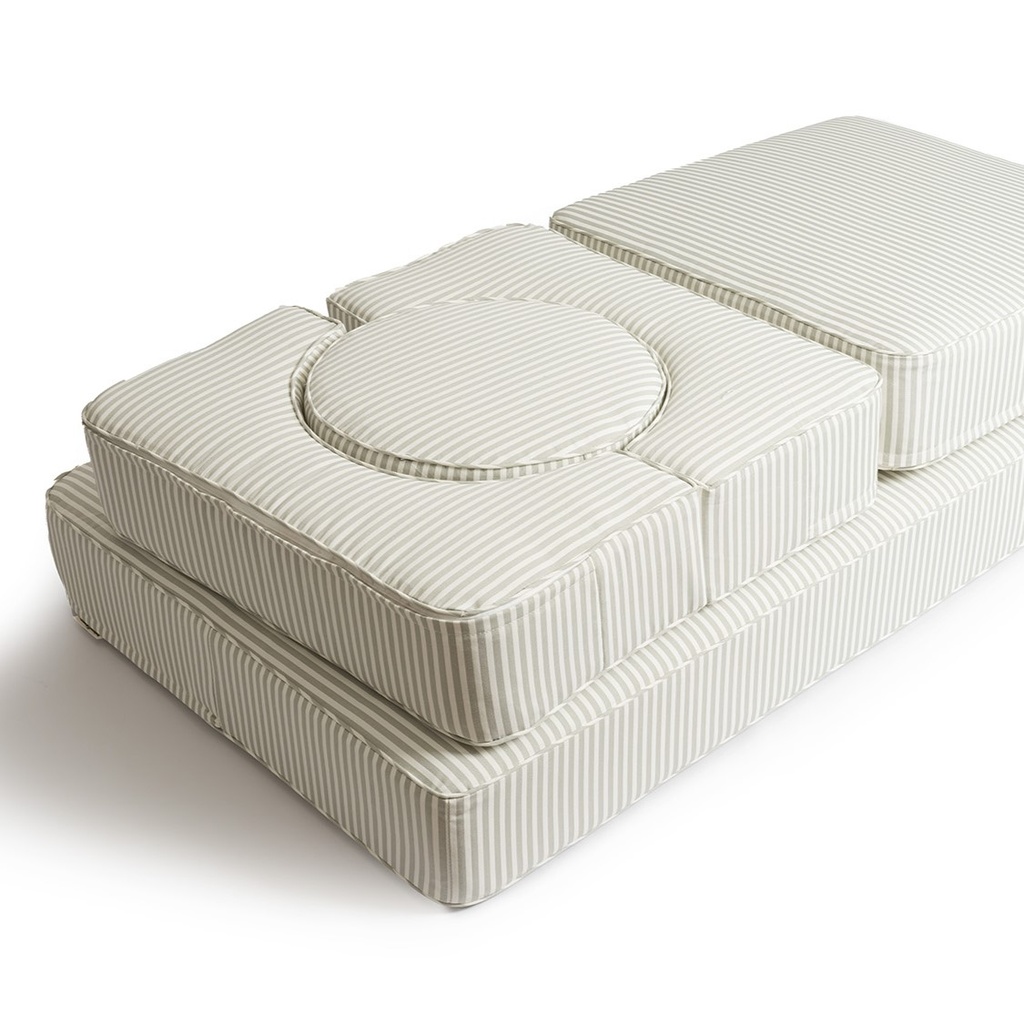 THE MODULAR PILLOW STACK - Lauren's Sage Stripe - Business & Pleasure Co. 