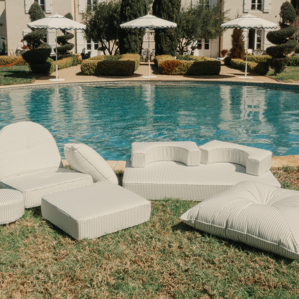 THE MODULAR PILLOW STACK - Lauren's Sage Stripe - Business & Pleasure Co. 