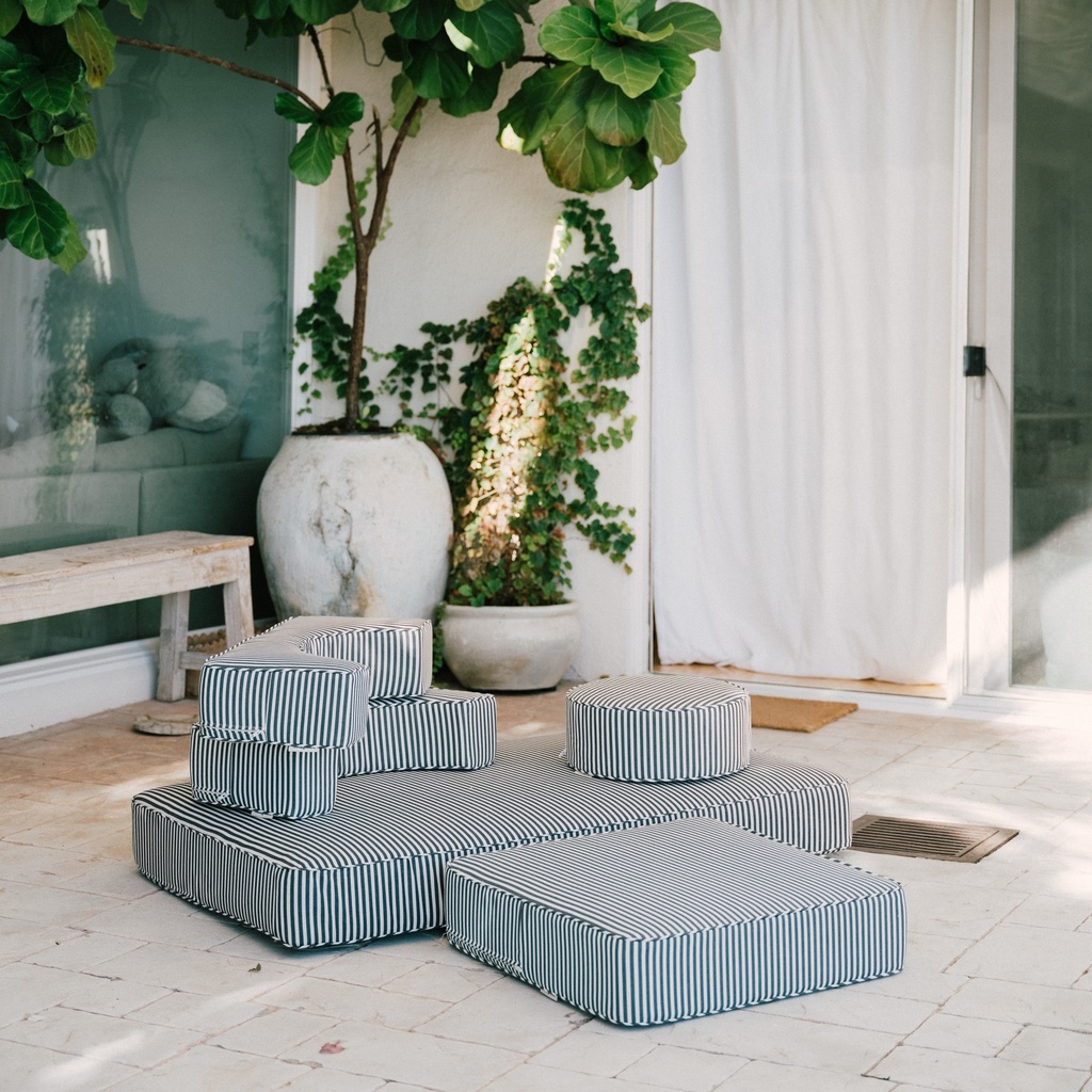 THE MODULAR PILLOW STACK - Lauren's Navy Stripe - Business & Pleasure Co. 