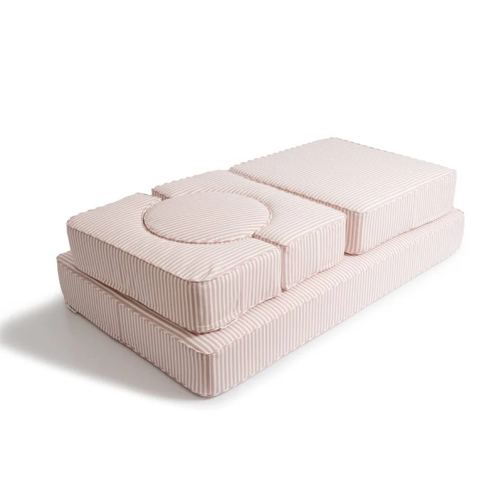 THE MODULAR PILLOW STACK - Lauren's Pink Stripe - Business & Pleasure Co.