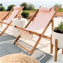 THE SLING CHAIR - Lauren's Pink Stripe - Business & Pleasure Co. 