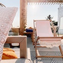 THE SLING CHAIR - Lauren's Pink Stripe - Business & Pleasure Co. 