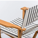 THE DIRECTORS CHAIR - Monaco Black Stripe - Business & Pleasure Co.