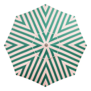 THE MARKET UMBRELLA - Bistro Green Stripe - Business & Pleasure Co.