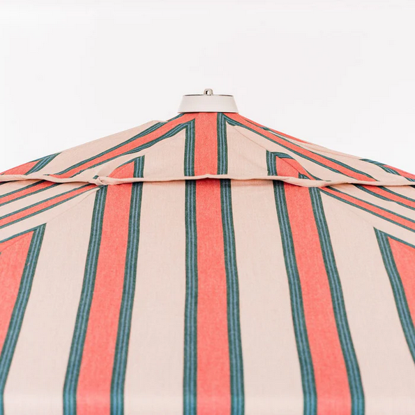 THE MARKET UMBRELLA - Bistro Pink Stripe - Business & Pleasure Co.