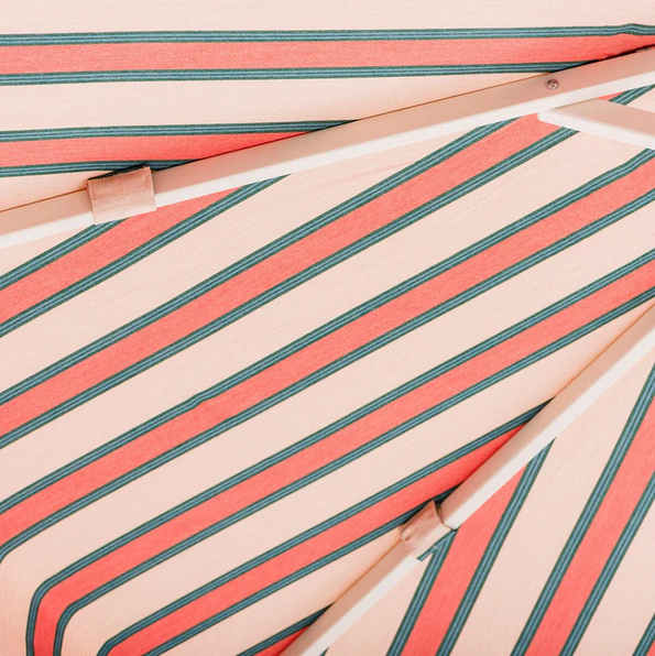 THE MARKET UMBRELLA - Bistro Pink Stripe - Business & Pleasure Co.