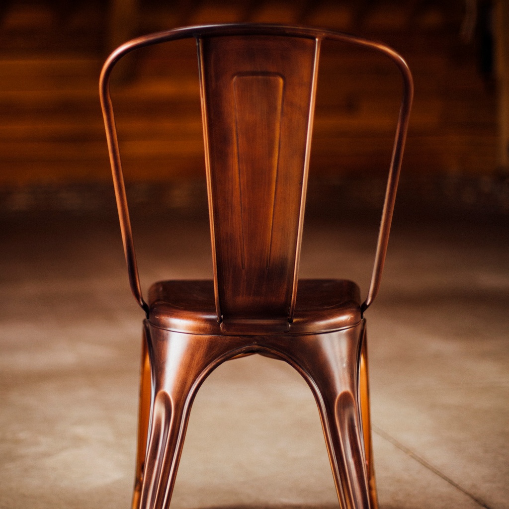CHAISE INDUSTRIELLE - bronze