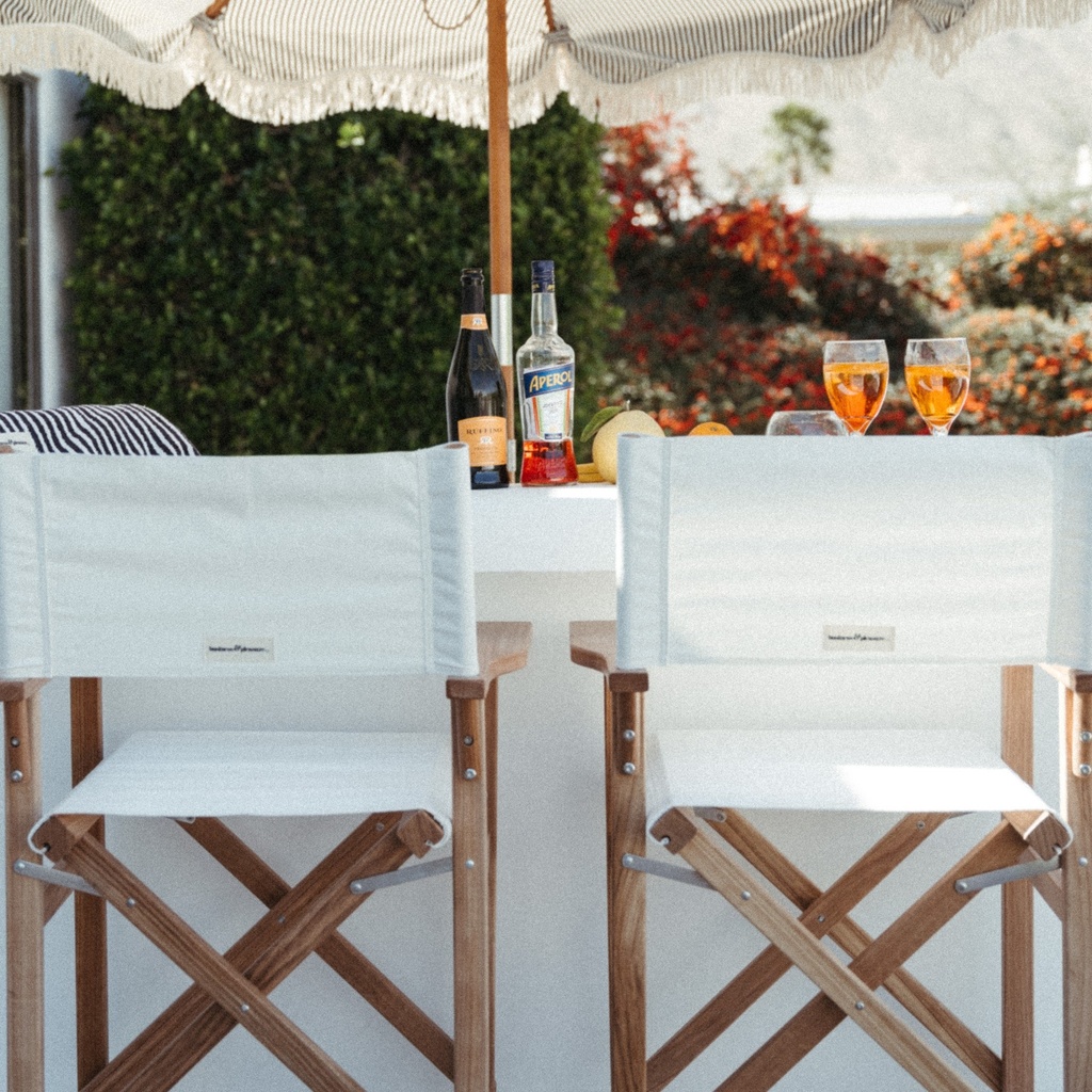 THE DIRECTORS BAR STOOL - Antique White - Business & Pleasure Co. 