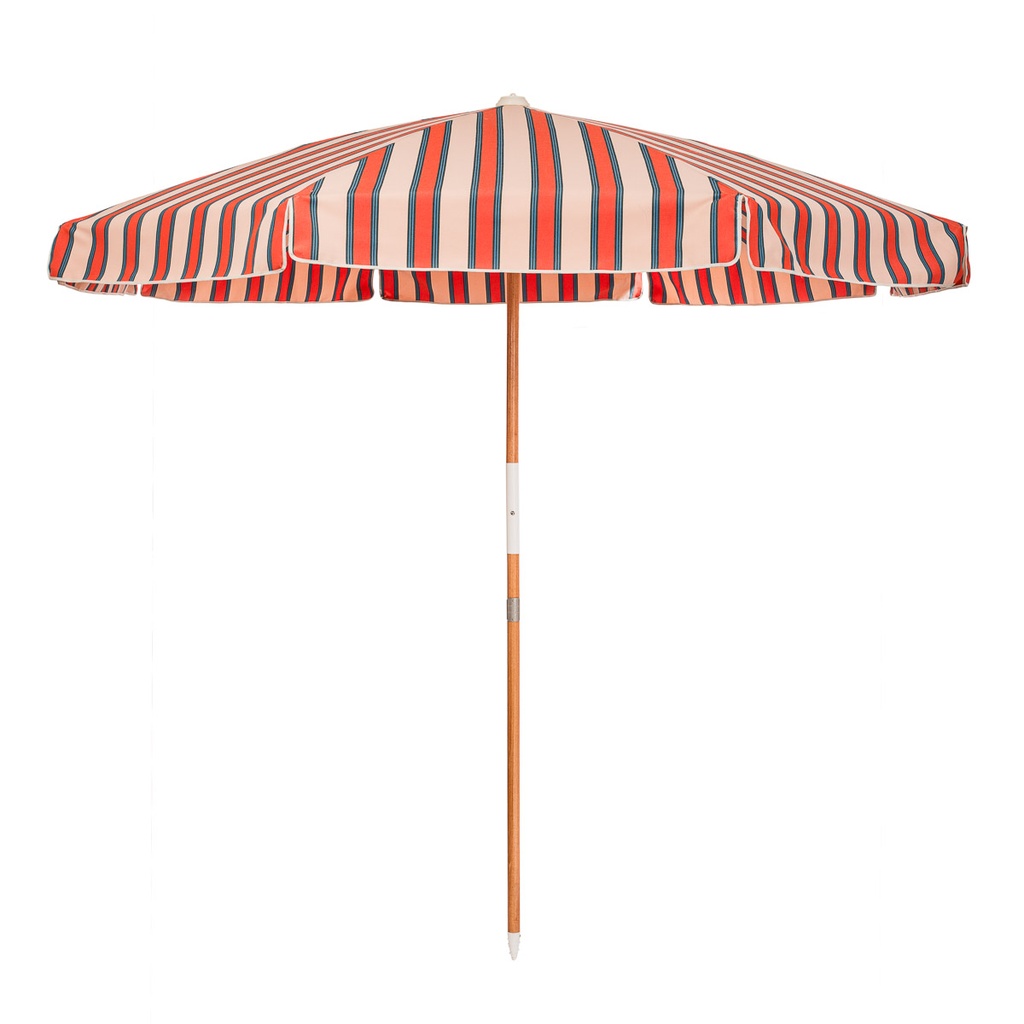 THE AMALFI UMBRELLA  - Bistro Dusty Pink Stripe - Business & Pleasure Co.