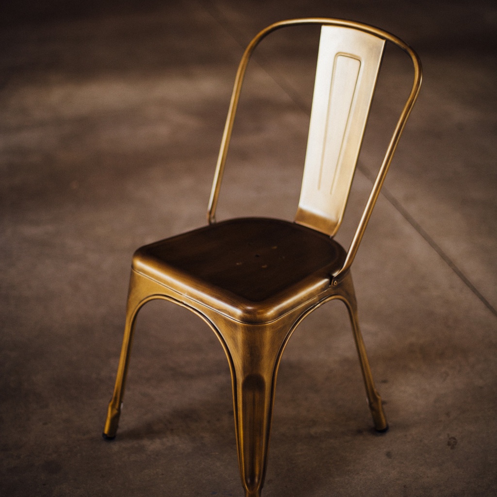 INDUSTRIAL CHAIR - gold