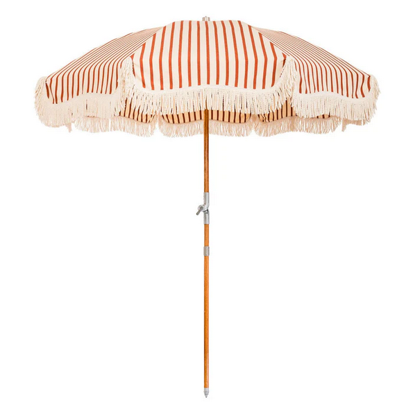THE PREMIUM BEACH UMBRELLA - Monaco Le Sirenuse Stripe - Business & Pleasure Co.