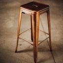 TABOURET INDUSTRIAL - bronze