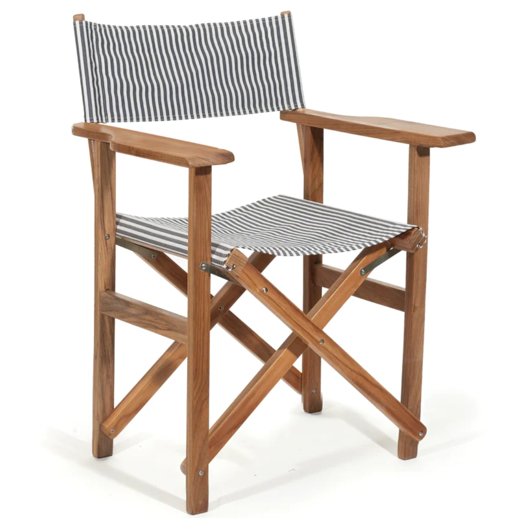 THE DIRECTORS CHAIR - Lauren's Navy Stripe - Business & Pleasure Co. 