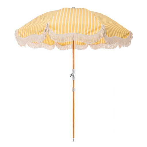 [UM-PREM-MMS] THE PREMIUM BEACH UMBRELLA - Monaco Mimosa Stripe - Business & Pleasure Co.