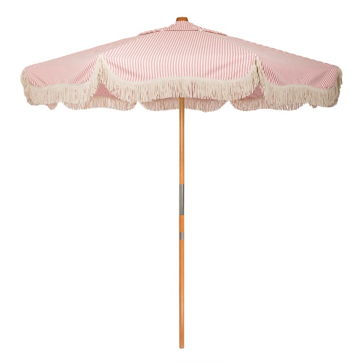 THE MARKET UMBRELLA - Lauren's Pink Stripe - Business & Pleasure Co.