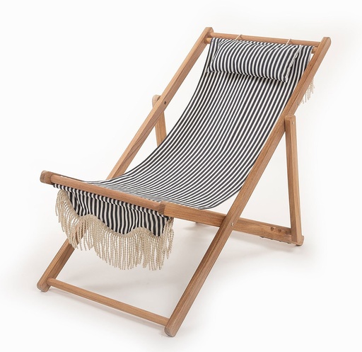 [BPC-G-LAU-NVY] THE SLING CHAIR - Lauren's Navy Stripe - Business & Pleasure Co. 