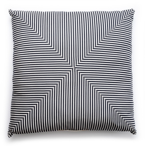 [BPP-FLO-LAU-NVY] THE FLOOR PILLOW - Lauren's Navy Stripe - Business & Pleasure Co. 