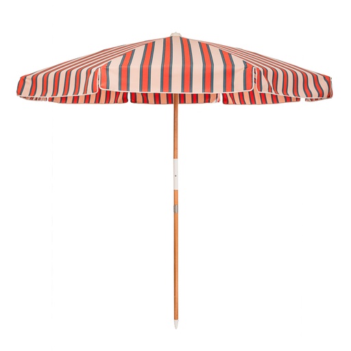 [BPU-A-BIS-PNK] THE AMALFI UMBRELLA  - Bistro Dusty Pink Stripe - Business & Pleasure Co.