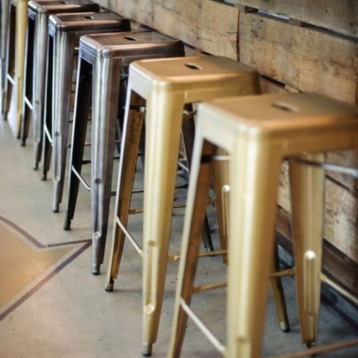 [BS-INDU-GO] INDUSTRIAL BAR STOOL - gold
