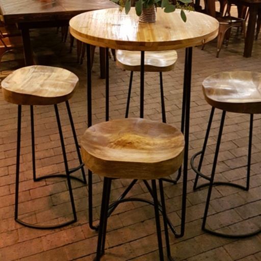 [BS-HAIR-BL] HAIRPIN BAR STOOL