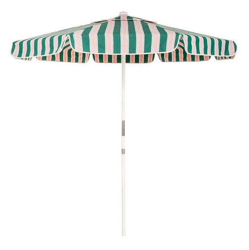 [BPU-M-BIS-GRN] THE MARKET UMBRELLA - Bistro Green Stripe - Business & Pleasure Co.