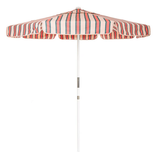 [BPU-M-BIS-PNK] THE MARKET UMBRELLA - Bistro Pink Stripe - Business & Pleasure Co.