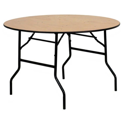 [BT-RECT-PVC-183] Round folding table 183 Ø cm